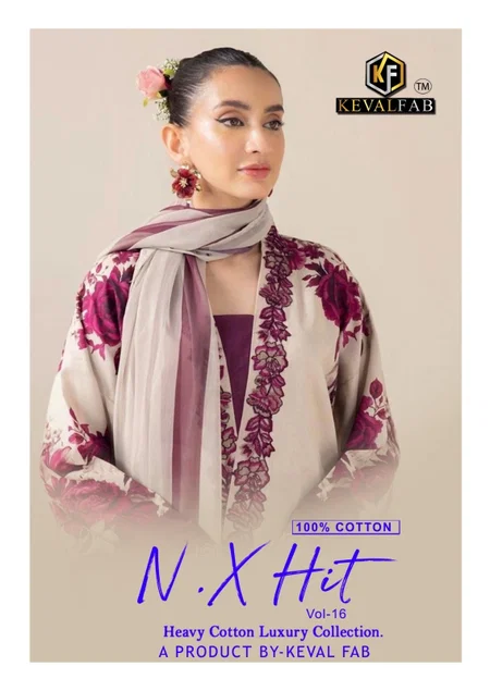 Nx Hit Vol 16 By Keval Fab Lawn Cotton Karachi Dress Material Wholesale Market